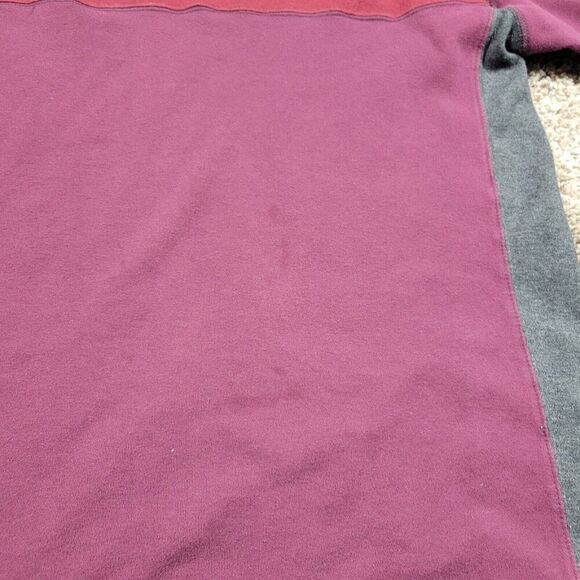 Fubu Sweatshirt Mens XL Burgundy Embroidered Crewneck  Hip Hop Retro Marks* - Picture 4 of 9